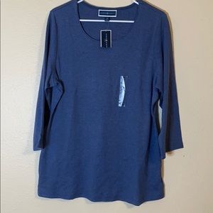 karen scott tunic tops